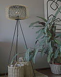 Торшер JAVARI Бамбукове дерево Чорний, фото 9