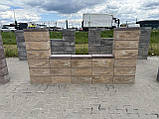 Блоки бетонні для паркану Онікс, фото 2