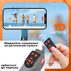 Монопод NeePho Np-L7 185 см штатив для телефона камери з блютуз пультом палиця для селфі + відеосвітло 15х10см, фото 6