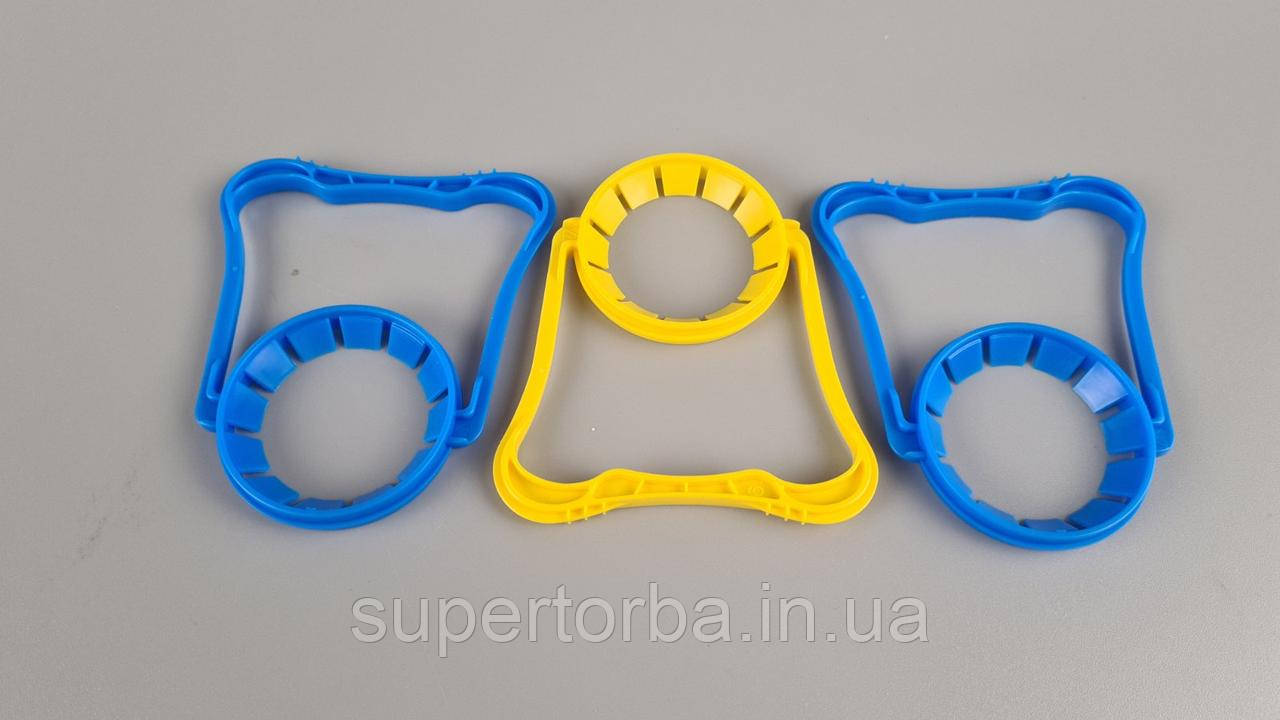 Ручка для перенесення ПЕТ-пляшок (5 л) з горловиною Ø38 (50 шт.), фото 1