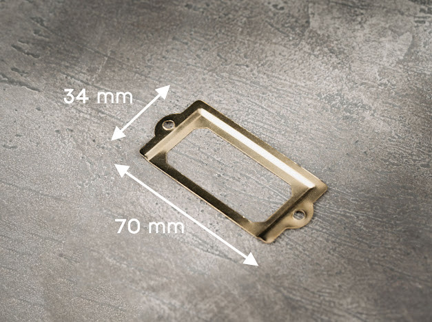 Декор. накладки. Колір "золото". 70х34мм, фото 1