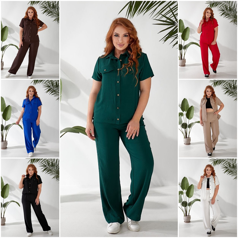 Костюм на літо з жатки, фото 1