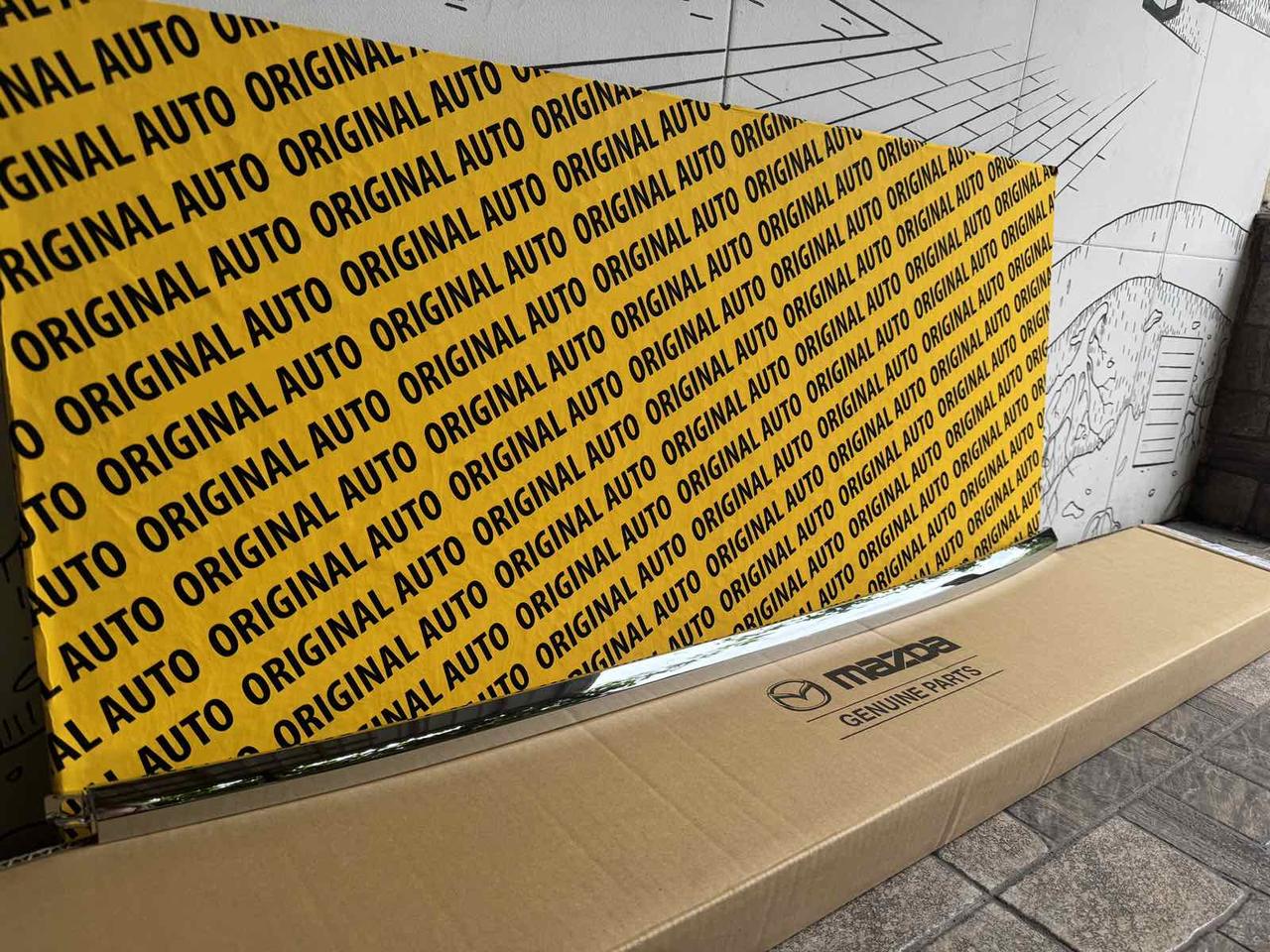 Молдинг заднього бампера  Mazda cx-90 2023>, Kmv750369, фото 1