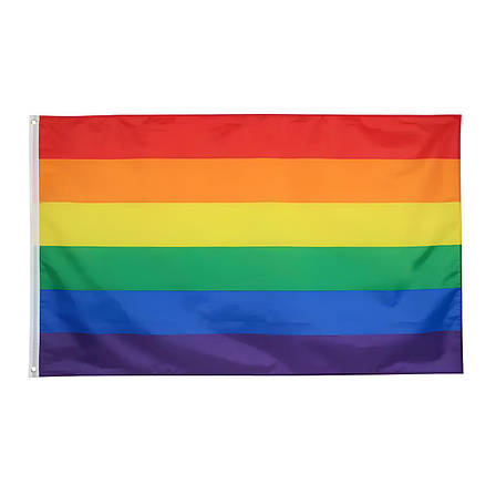 ЛГБТ прапор 150*90 см. Райдужний прапор RESTEQ. Прапор ЛГБТ спільноти. Freedom flag. LGBT flag. Прапор прапор. Pride flag. Прапор, фото 1