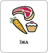 Картки з піктограмами. Їжа, напої, фото 5