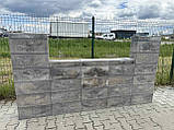 Блоки бетонні для паркану Онікс, фото 3