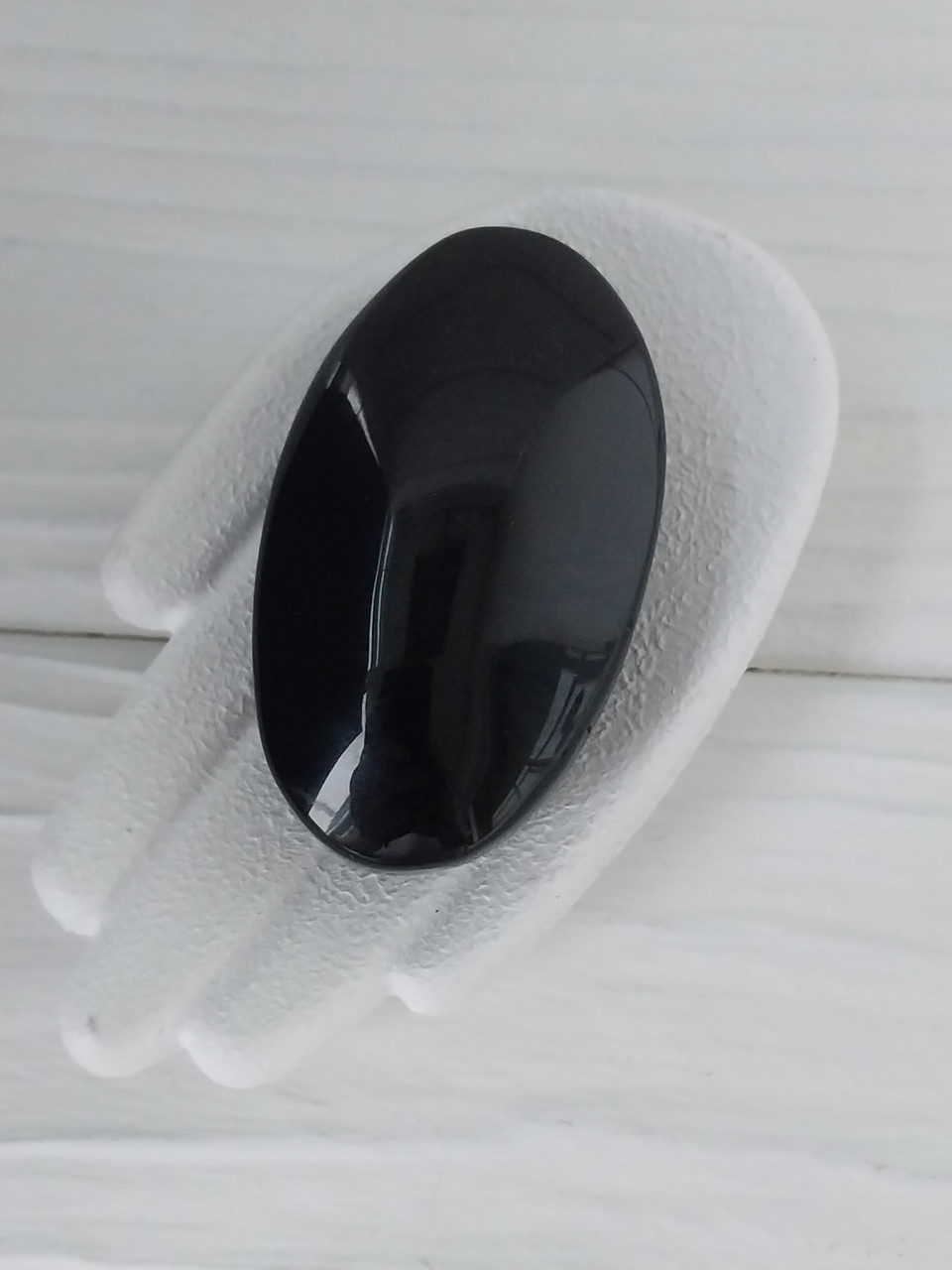 Обсидіан натуральний камінь райдужний обсидіан 56*31*20 мм. Індія!, фото 1