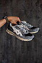 Кросівки чоловічі сірі Asics Gel Nyc Grey Black Beige (19628), фото 6