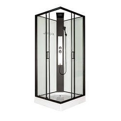 Душовий бокс INSANA XW - 9811-90 з гідропанеллю 90x90x215 мілкий квадратний піддон