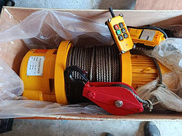 Лебідка електрична Electrik Winch 380v, 1000-2000 кг, 100 метрів з Д/У