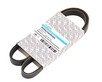 Ремінь генератора Daewoo Lanos 1.6 16V, Nexia 1.5 16V (+ ГПК) полiклиновий (5PK1010)