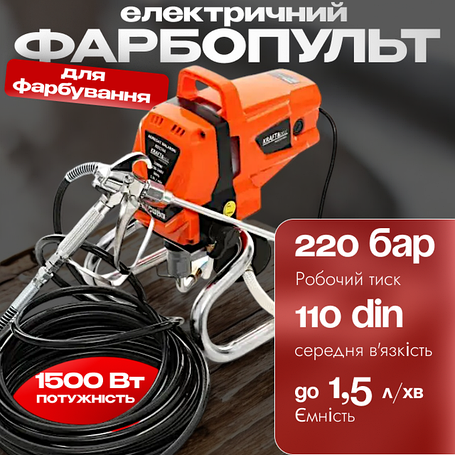 Фарбопульти електричні