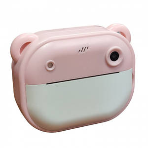Дитячий фотоапарат миттєвого друку світлин M3 Інтерактивна іграшка для дітей Рожевий