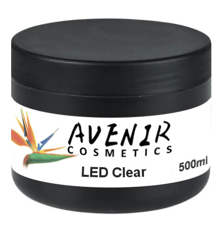Гель для нарощування LED Clear Прозорий Avenir 500 мл