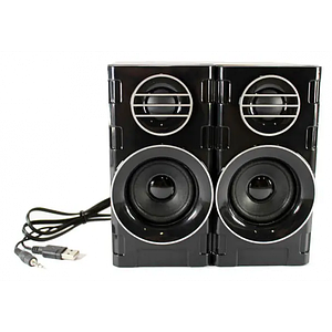 Музичні колонки для комп'ютера 2.0 Hotmai HT-2031 Чорні