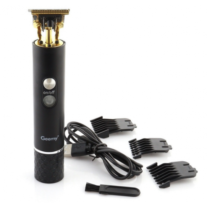Тример для окантовки та стриження Geemy GM-6605 Чорний, фото 1