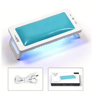 Лампа для манікюру з підлокітником 88 Вт, від USB, SUN HPL 1/ Лампа для нігтів Синя