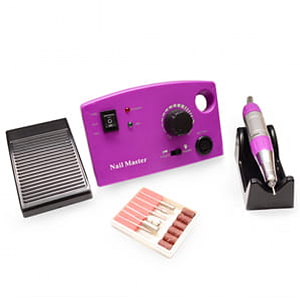 Фрезер для манікюру та педикюру Nail Polisher DM-211, 25000 об./хв, фрезер для нігтів Фіолетовий