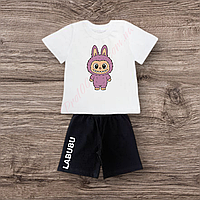 Комплект дитячий футболка і шорти Labubu Лабубу