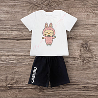 Комплект дитячий футболка і шорти Labubu Лабубу
