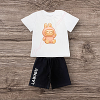 Комплект дитячий футболка і шорти Labubu Лабубу