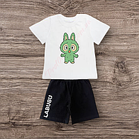 Комплект дитячий футболка і шорти Labubu Лабубу