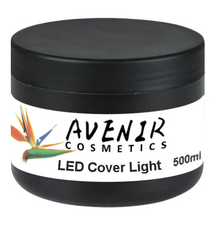 Гель для нарощування LED Cover Light Світло-рожевий з карамельним підтоном 500 мл