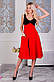 Элегантное женское платье-сарафан 210 "Лиф Бархат Кармашки" в расцветках, фото 5
