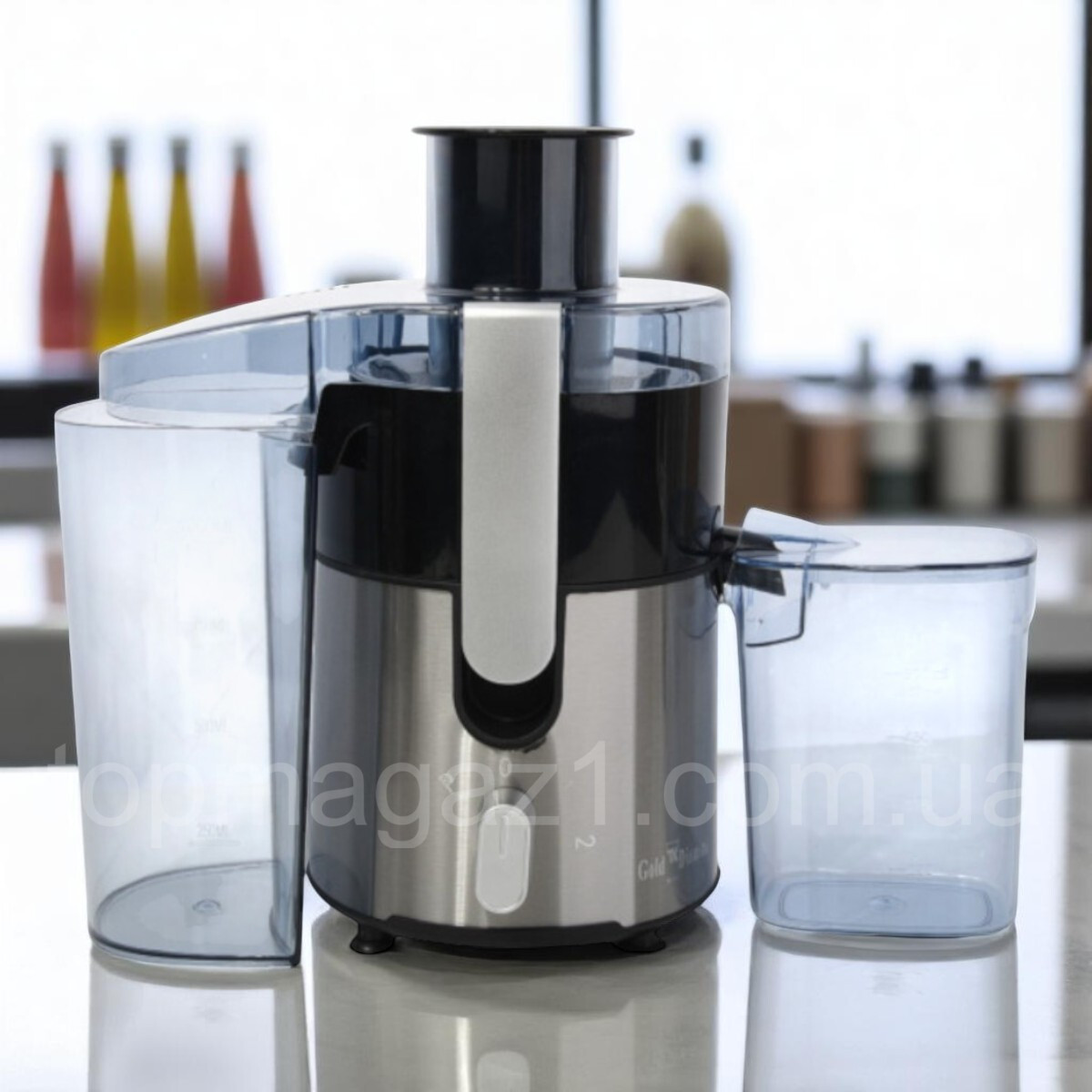 Кухонний комбайн Top Kitchen 4в1 3200Вт із соковижималкою 1л подрібнювачем кавомолкою та блендером на 2 швидкості, фото 1