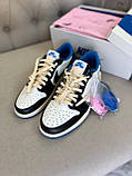Кросівки чоловічі Nike air Jordan 1 Low Fragment x Travis Scott, фото 2