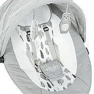 Заколисуючий центр El Camino Myla ME 1074: 5 швидкостей, 2 положення спинки, пульт ДК, Bluetooth/USB, таймер, живлення мережа/AA, фото 6