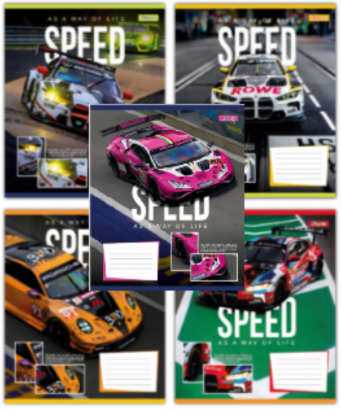 Зошити 24 аркуша лінія 1Вересня "Speed as a way of life" 768017, фото 1