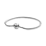 Срібний браслет Pandora з круглою застібкою 590728 17, фото 2