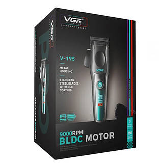 Професійна машинка для стрижки VGR Professional BLDC Motor (V-195-GN), фото 2