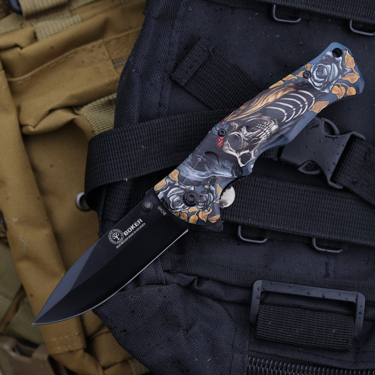 Ніж складний Boker Череп, фото 1