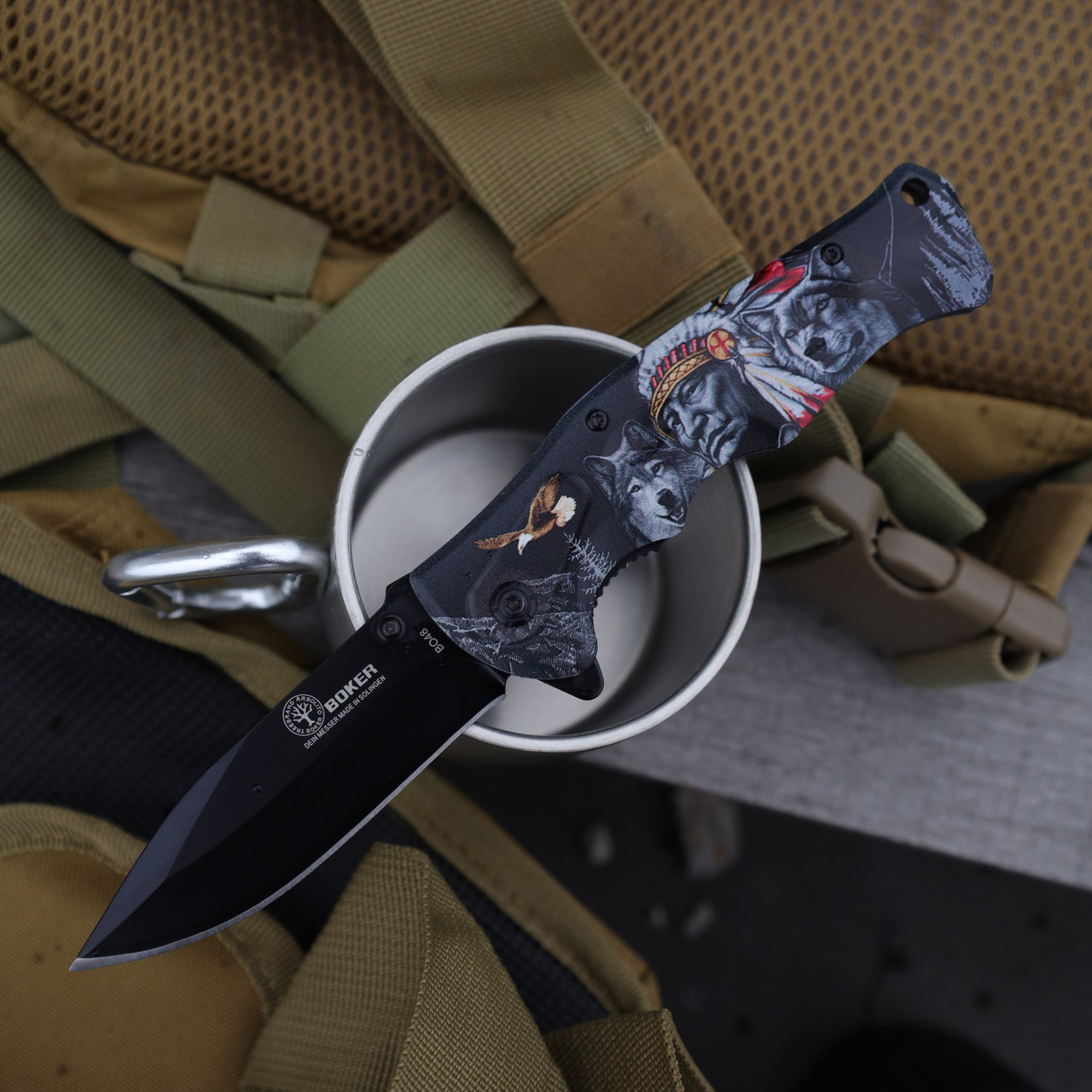 Ніж складний Boker Індієць, фото 1