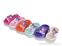 Дитяча колекція літнього взуття гуртом.  Дитячі шльопанці 2025 постачальника Sanlin оптом (р. с 18 по 23)