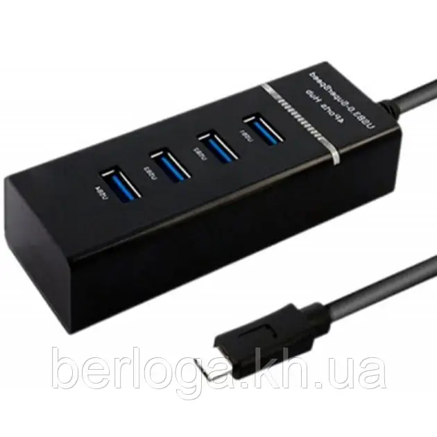 Мультипортовий адаптер Maiwo USB Type-C to 4хUSB3.0 (KH303)