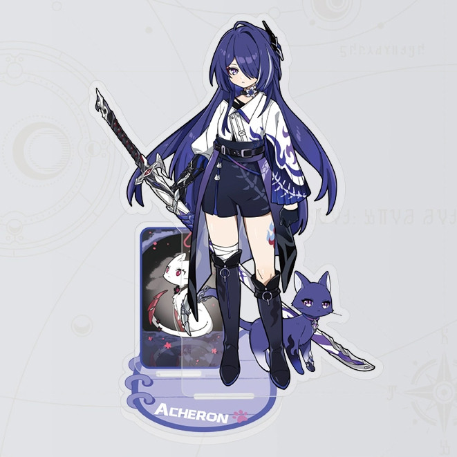 Акрилова фігурка Ахерон - Хонкай Стар Рейл | Acheron - Honkai Star Rail Cats