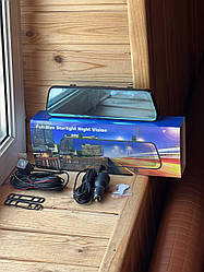 Авторегідратор Автомобільне дзеркало відеореєстратор H02 (4K, Wi-Fi, LCD-екран, USB, TF)