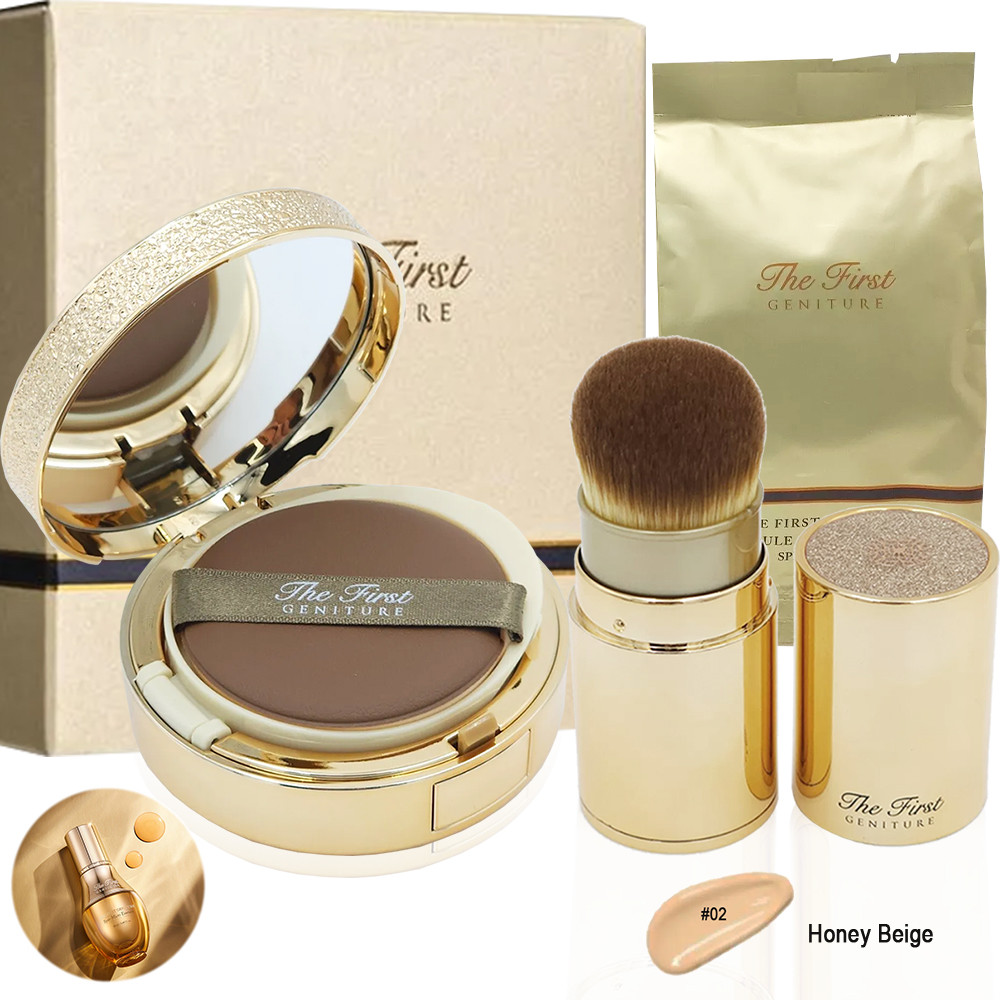 Тональна основа-кушон зі стовбуровими клітинами тон #02 O HUI The First Geniture Ampoule Cover Cushion Set 15g + 15g