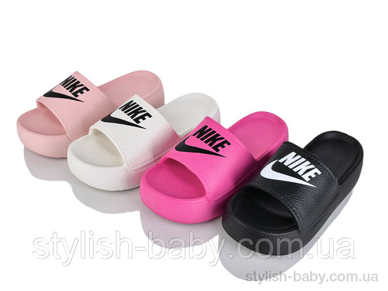 Літнє взуття гуртом. Підліткові шльопанці 2025 постачальника Sanlin оптом (рр. с 36 по 41)