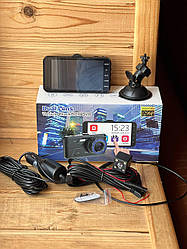 Автомобільний відеореєстратор на дві камери універсальний BT 100