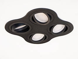 Сучасний точковий світильник, серія "Аluminium" 160D-18BK