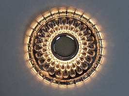 Хрустальний точковий світильник із вбудованою LED-підсвіткою V-4412WT