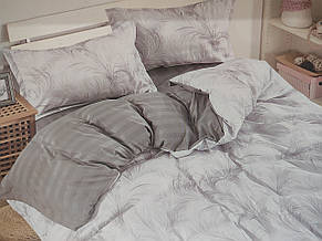 Постільна білизна в подарунковій коробці Laura Grand - Aqurel Strip Satin, фото 4