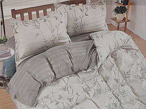 Постільна білизна в подарунковій коробці Laura Grand - Aqurel Strip Satin, фото 3