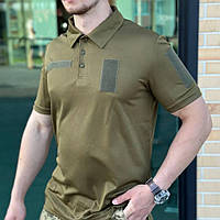 Тактична футболка поло Coolmax потовивідна Olive