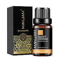 Ефірне масло MAYJAM - Солодкий апельсин 10ml натуральне преміум 10мл для зволожувача лазні сауни ванни