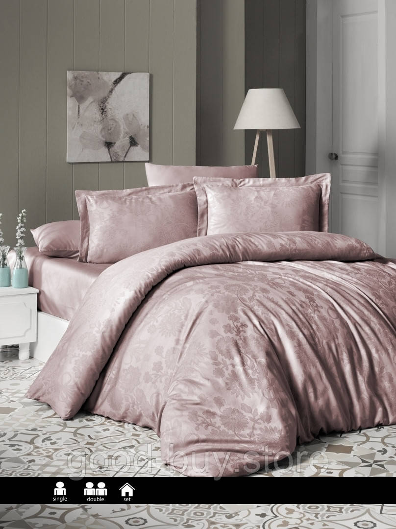 First choice Herra pudra(powder) постільна білизна сатин жаккард евро 200х220